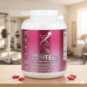Stacked Protein（プロテインパウダー）5 lb (2.268 kg)ストロベリー